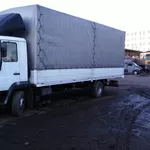 Грузоперевозки MAN 5-7т.45куб.м.ТЕНТ 