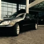 Аренда авто mersedes w220 s500 с водителем,  трансфер в аэропорт