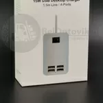 Сетевой блок питания Desktop Charger на 4 USB порта