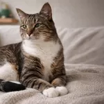 Замечательная кошечка Лучик в дар