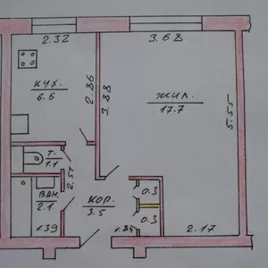 Владелец продает 1-комн. кв. в пос. Лесной (Боровляны)