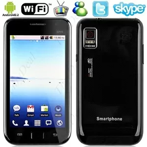 A9000 Android 2.2.1,  GPS,  FM и TV,  Wi-Fi,  2 камеры со вспышкой 2.0 Meg