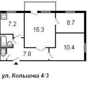 Продаю 3-х комнатную уютную,  тёплую,  светлую квартиру в Зелёном луге