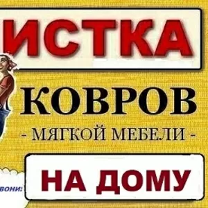 Профессиональная химчистка ковров и мягкой мебели на дому.Минск