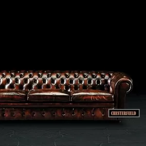 Продаётся элитный 3-х местный диван+кресло CHESTERFIELD