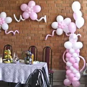 Украшения дня рождения,  юбилея. Шарики с гелием и светящиеся шары