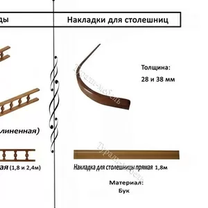 Мебельные балюстрады и пилястры от производителя!