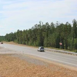 Участок на московской трассе. 