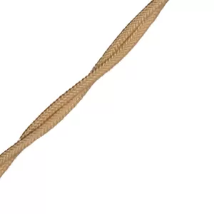 Витой провод для наружной проводки в ретро стиле Bironi, Песочное золот