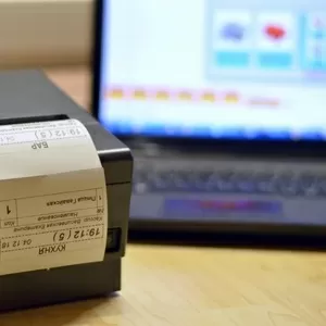 Новый термопринтер (чековый принтер) 80мм USB+LAN с автообрезчиком