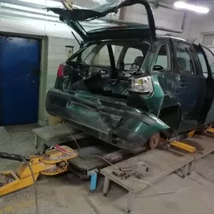 СТО Кузовной ремонт авто и покраска - стапельные работы после ДТП