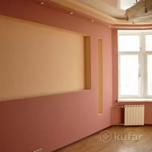 Покраска стен,  потолка,  пола в квартирах и помещениях