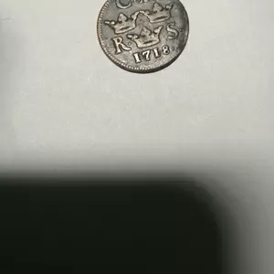 Продам царскую монету 1718 года 