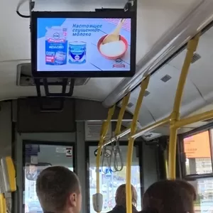 Бизнес по размещению видео рекламы в автобусах