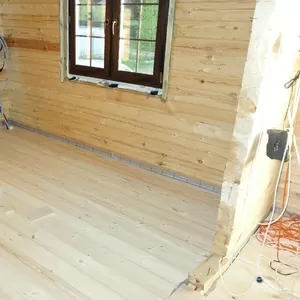 Монтаж и ремонт деревянных полов с утеплением под ключ