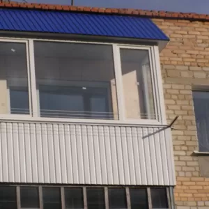 Установка Козырьков,  навесов,  крыш на балконе под ключ в Жодино.