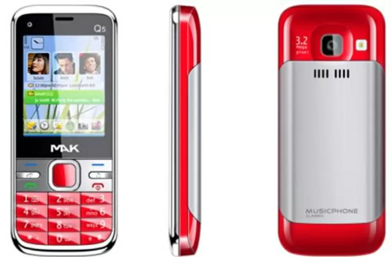 Nokia C3. 2 SIM,  FM,  MP3/MP4-плеер,  Цветное TV