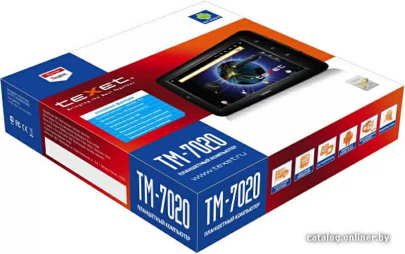 Планшет Texet TM-7020,  новый,  Можно в кредит. 2