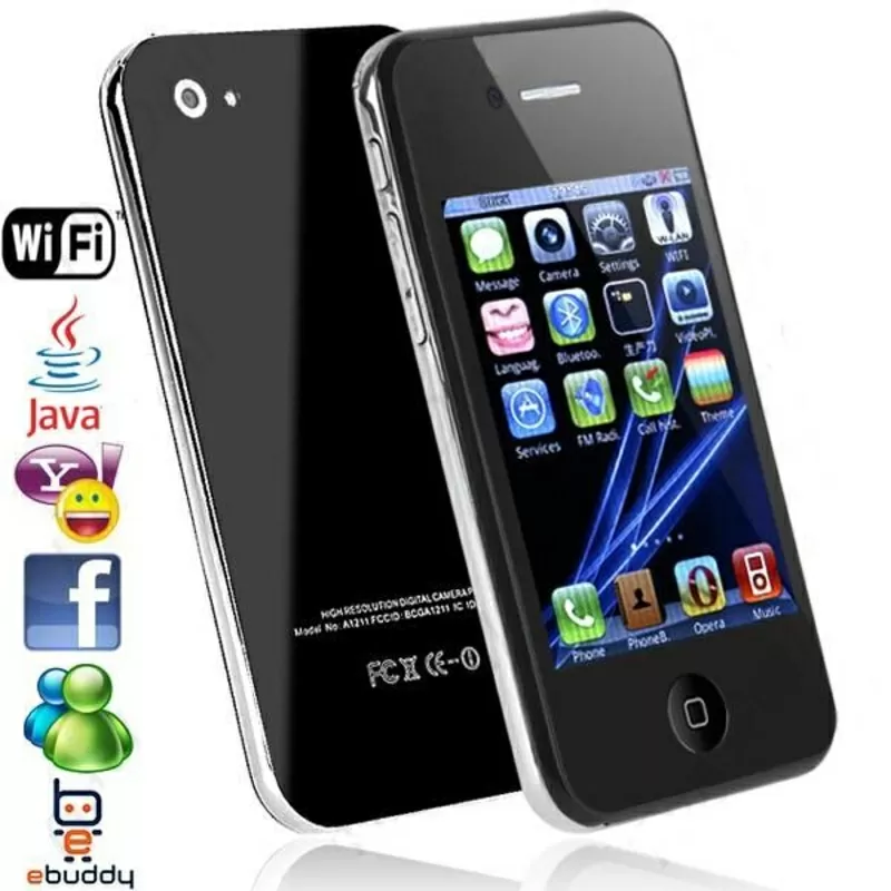 мобильный сотовый телефон iPhone 5 (w66) на 2 сим(sim),  Wi-Fi,   купить