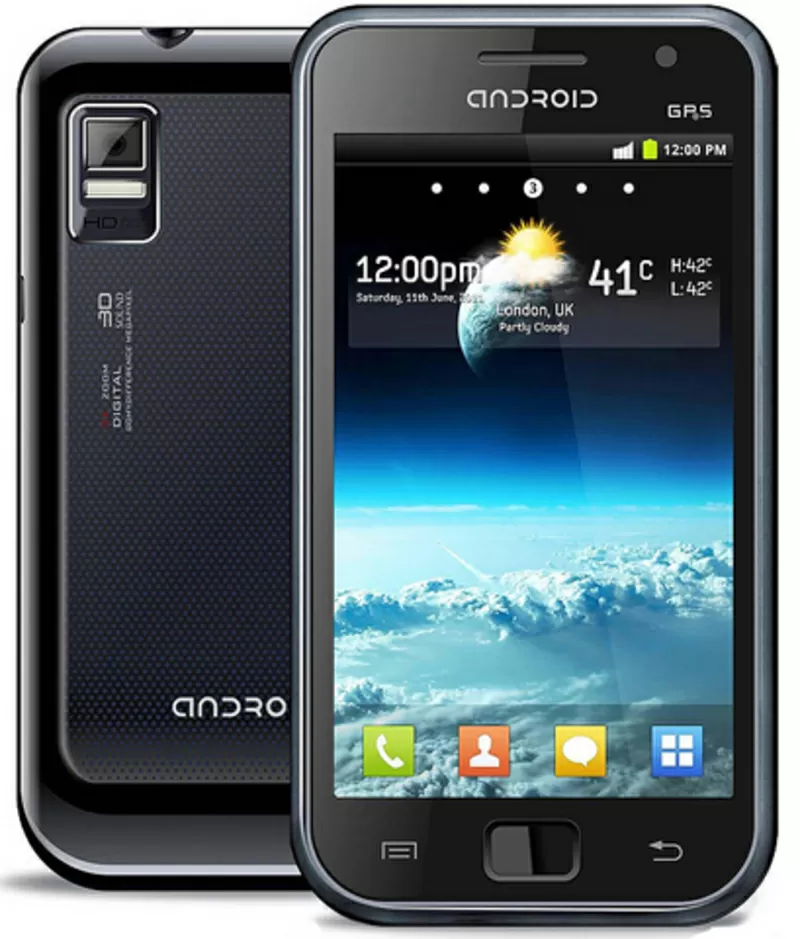 Купить копи. Samsung STAR x19i 2 сим Android 3G MTK 6573 в Минске,  кит