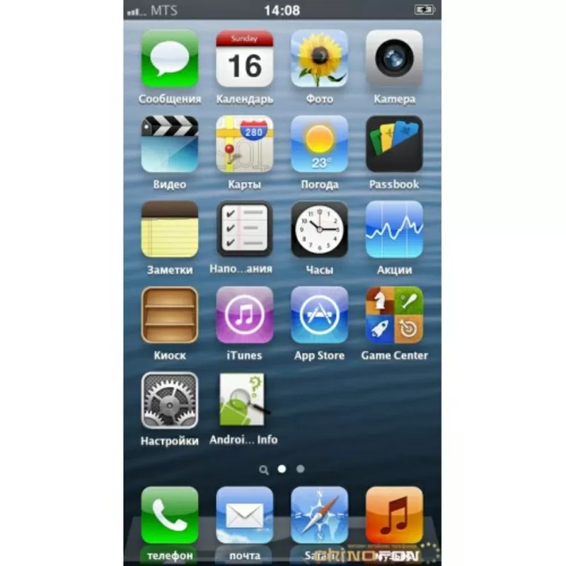 Смартфон iP5 (iPhone5) Android 4.0 2сим(sim),  купить в Минске 4