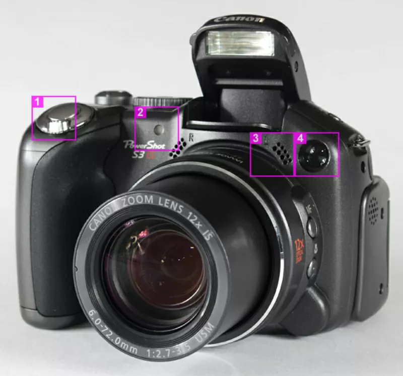 Цифровой фотоаппарат Canon рowershot s3 is 2