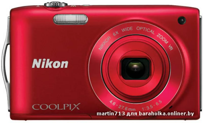 Цифровой фотоаппарат Nikon CoolPix S3300