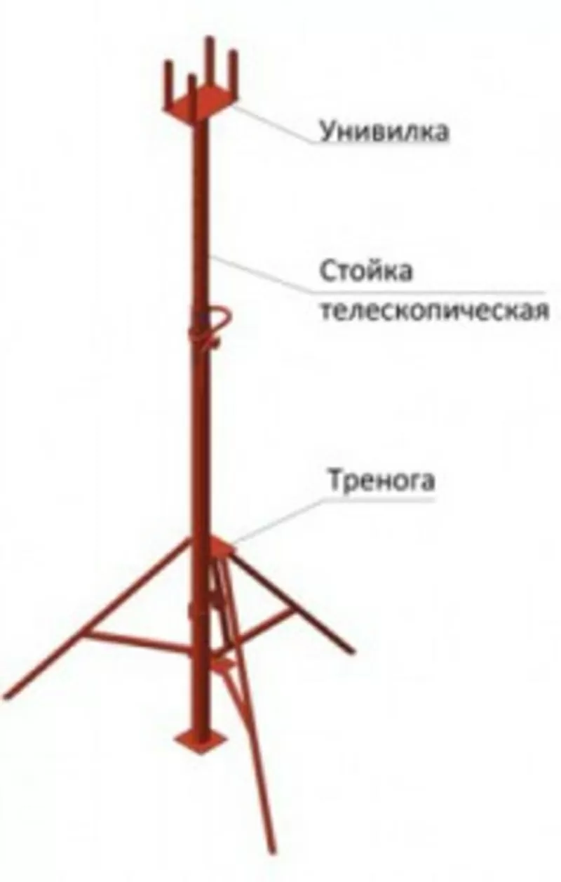 Стойка телескопическая,  тренога,  унивилка.