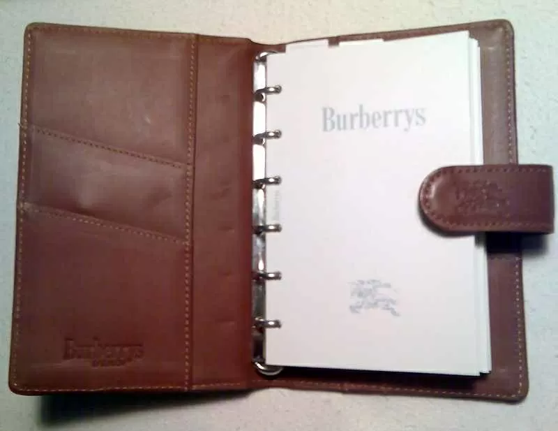 Оригинальная записная книжка Burberrys 3