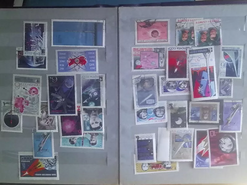 коллекция марок про космос 350 шт. 3