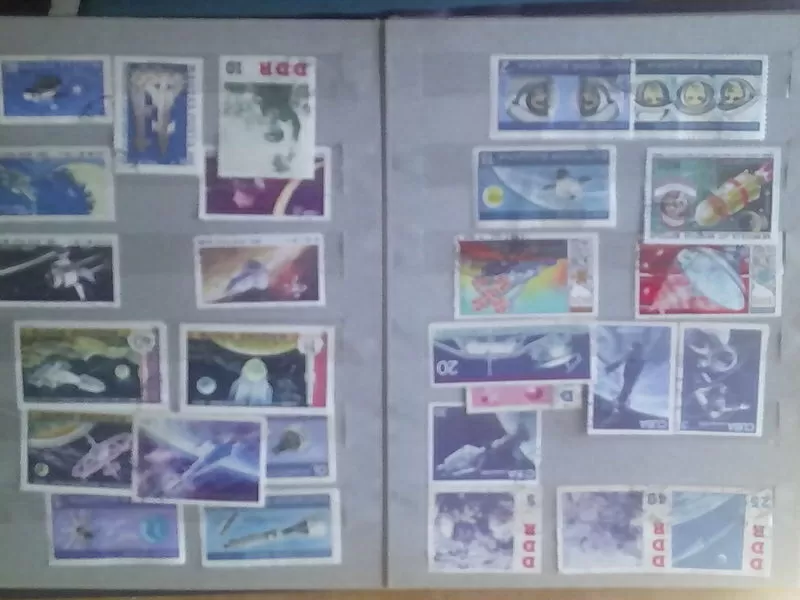 коллекция марок про космос 350 шт. 6