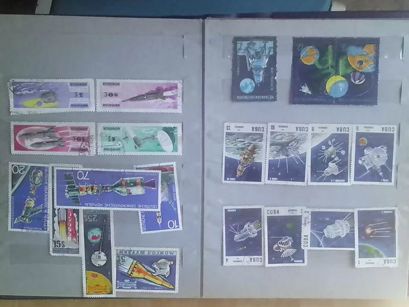 коллекция марок про космос 350 шт. 7