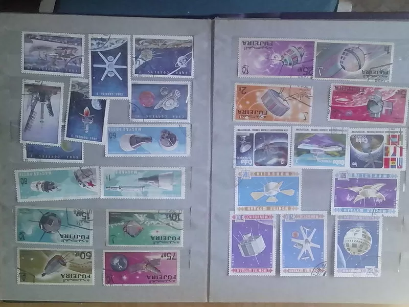 коллекция марок про космос 350 шт. 8