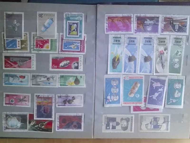 коллекция марок про космос 350 шт. 9