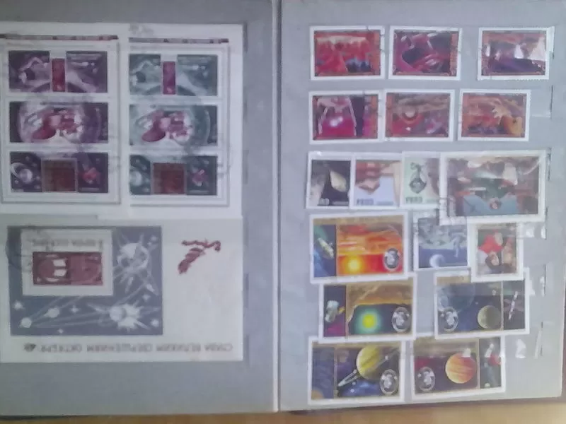 коллекция марок про космос 350 шт. 12
