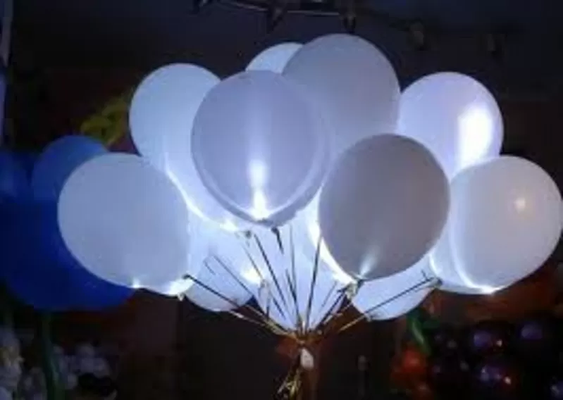 Светящиеся воздушные шары! Шарики со светодиодами 3