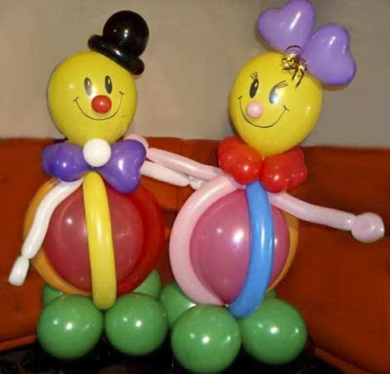 Оформление дня рождения воздушными шарами,  украшение праздника 3