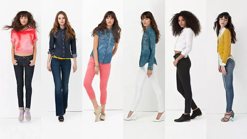  Брендовые Женские джинсы из США - лот 20 пар 