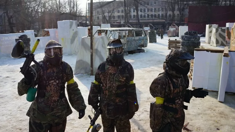 Детский пейнтбол,  Лазертаг,  Страйкбол,  Все маски с двойным стеклом 3