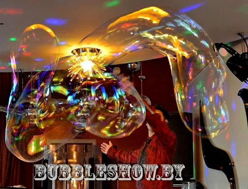 Шоу мыльных пузырей в Минске 7