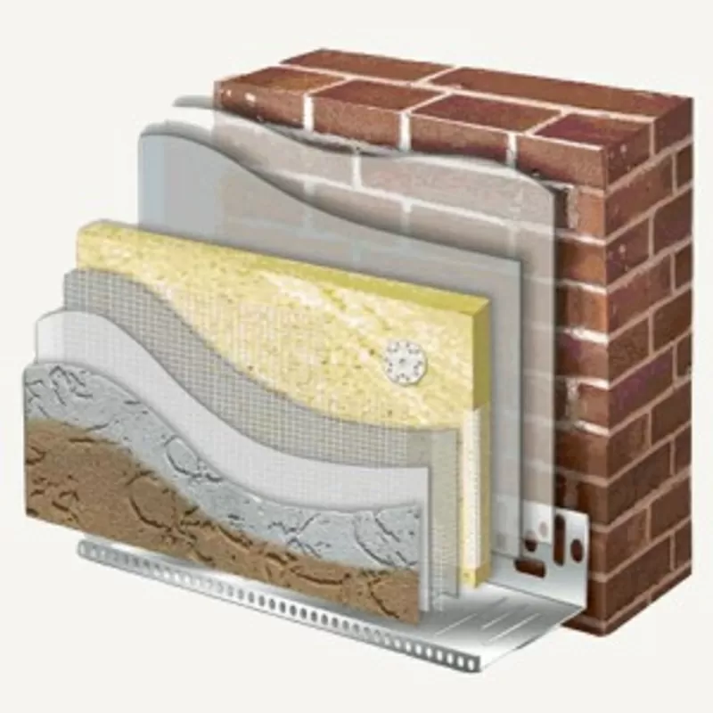 Утепление стен домов,  коттеджей,  квартир,  офисов 4