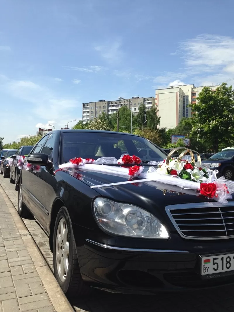 Аренда,  прокат авто mersedes w220 s500 на свадьбу