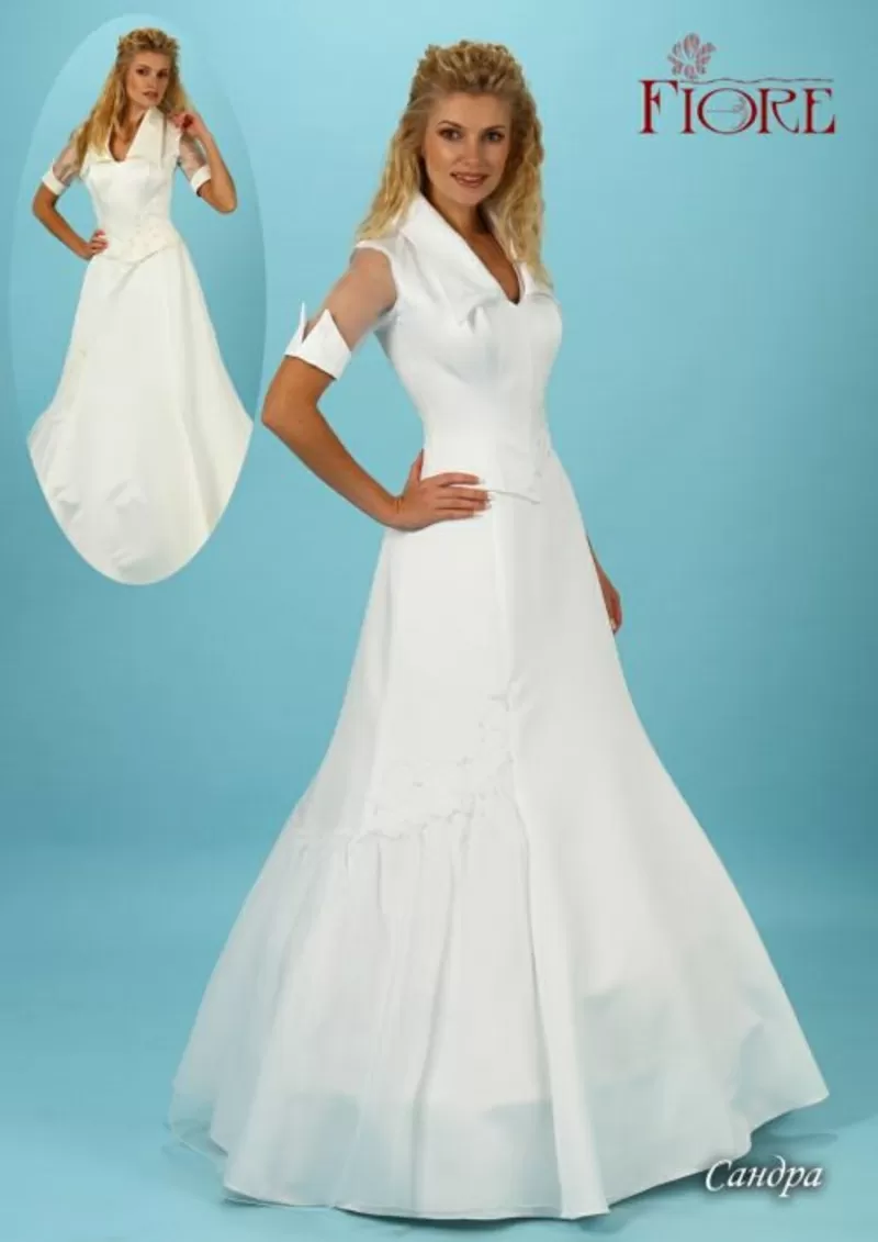 свадебные наряды -невесте платье, жениху смокинг и фрак 15