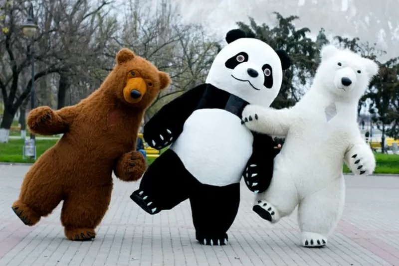 Большие Медведи Панда на свадьбу день рождения юбилей корпоратив 2