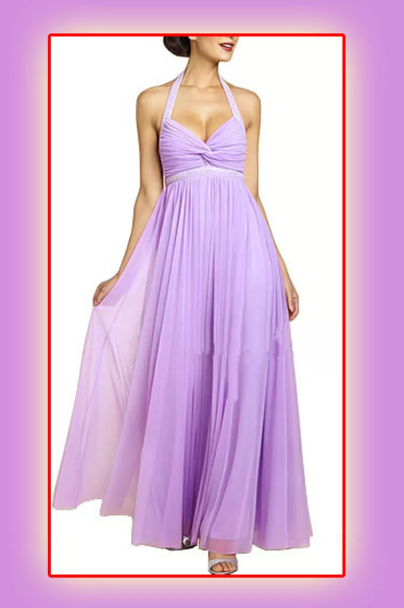 Продам платье нежно-фиолетовое элегантное 4