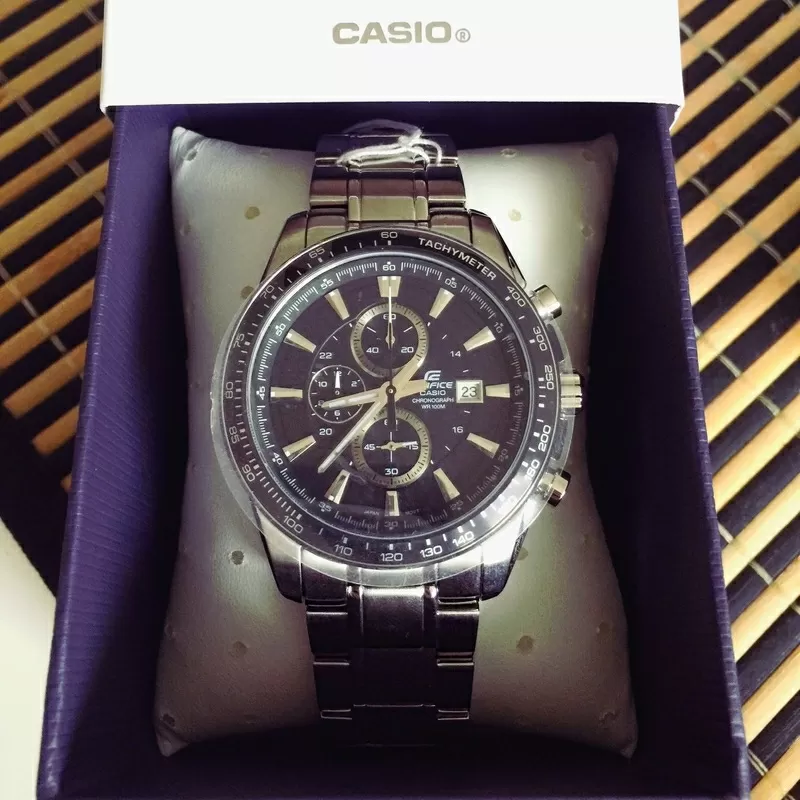 Часы мужские Casio Edifice EF-547D-1A1. Новые. С гарантией на 2 года 3