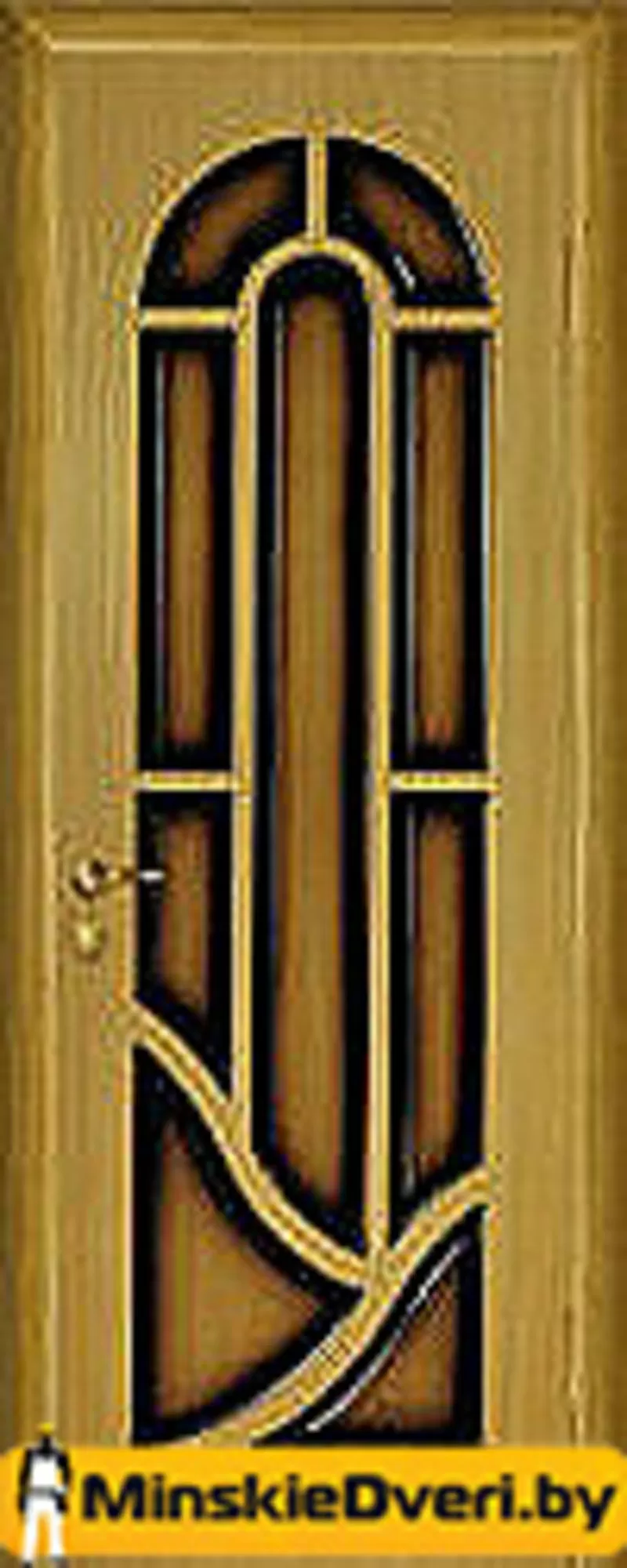 Изысканные межкомнатные двери шпон «Мариам» 2