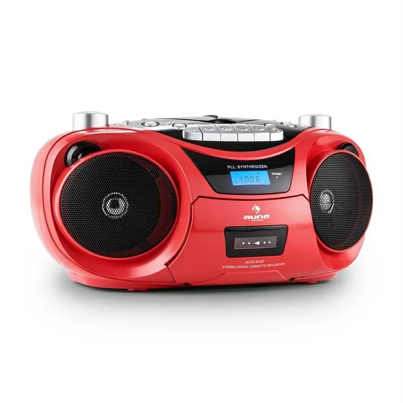 Проигрыватель Auna Groove Star Bluetooth FM CD MP3 USB 2
