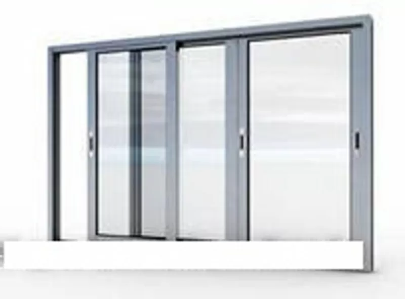 Окна Двери из ПВХ Алюминиевые раздвижные балконные рамы