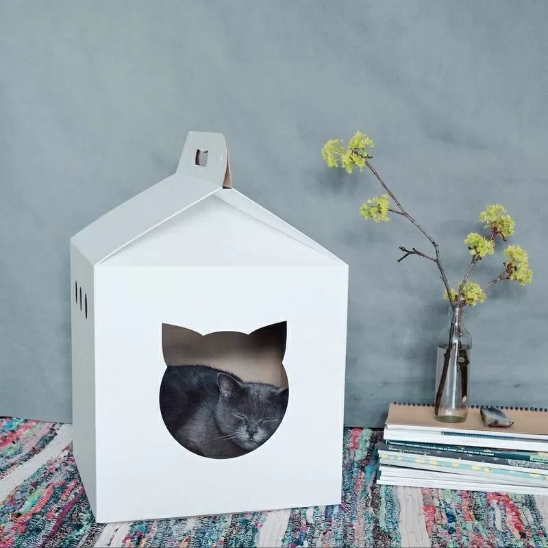 Картонный домик для кота кошки Минск 2